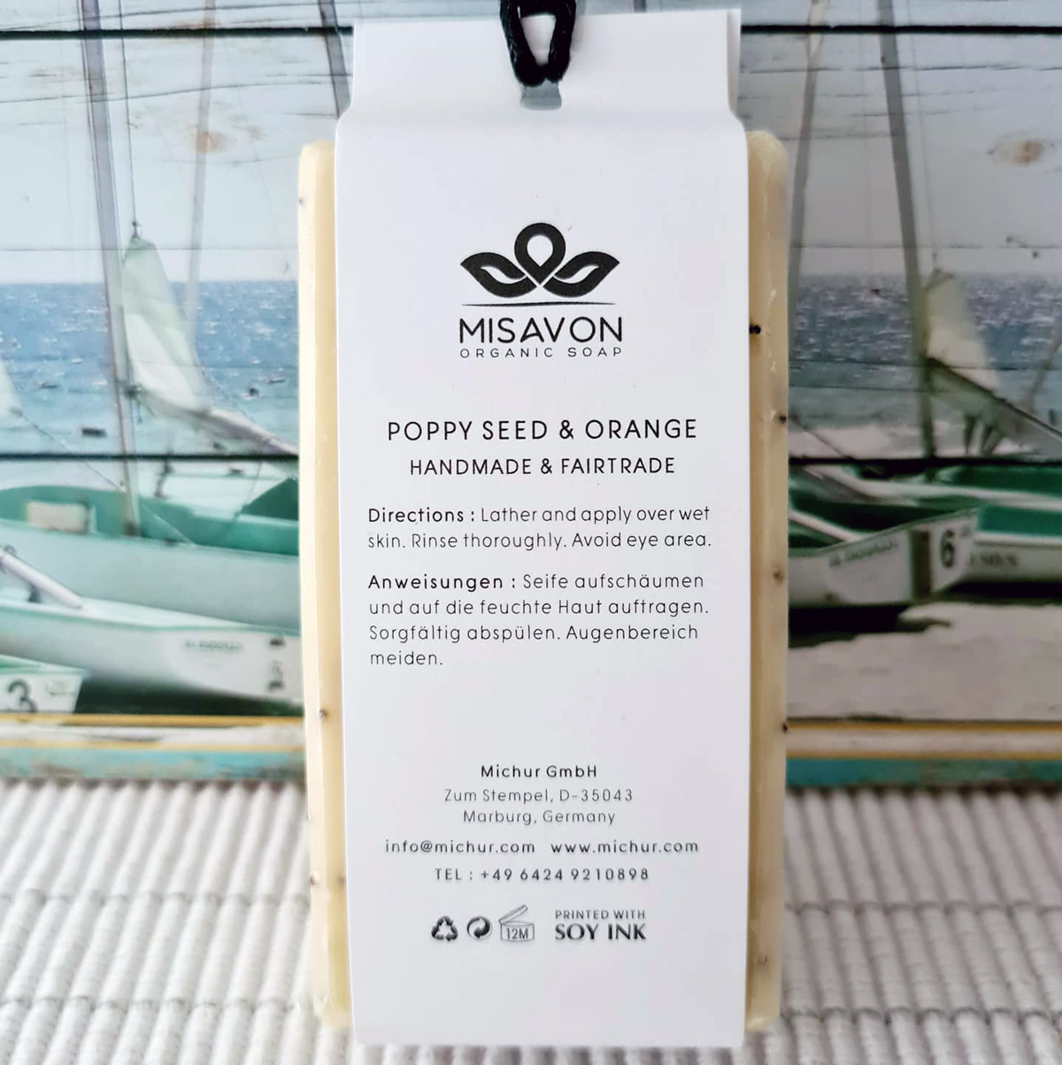 Poppy Seed Orange Seife