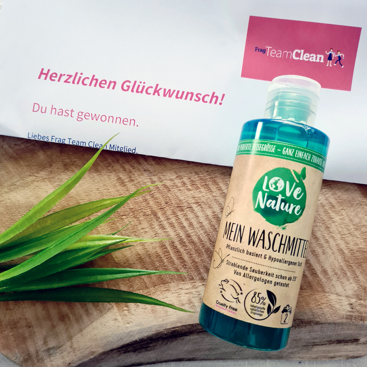 Love Nature Cactus Leaves Waschmittel