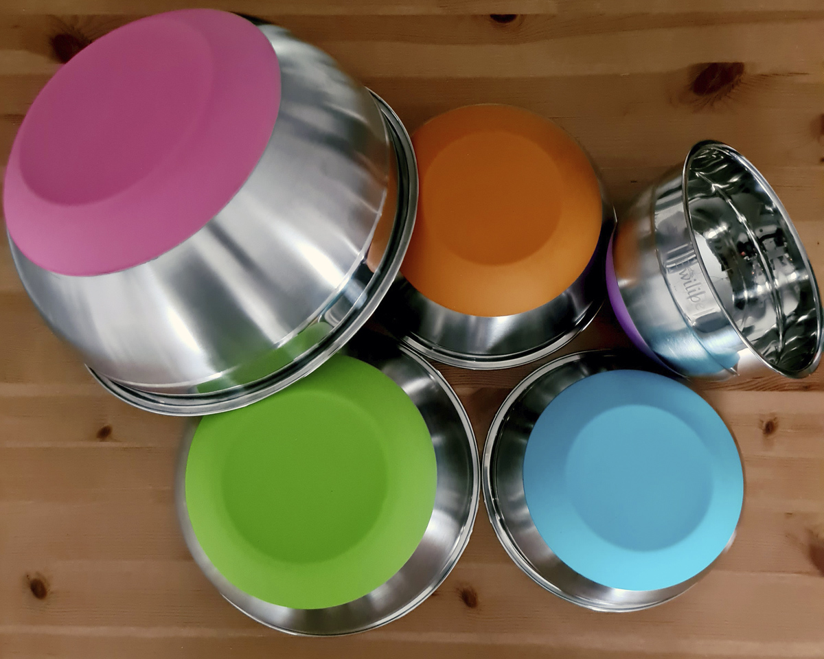 Ewilibe Edelstahl Schüsselset