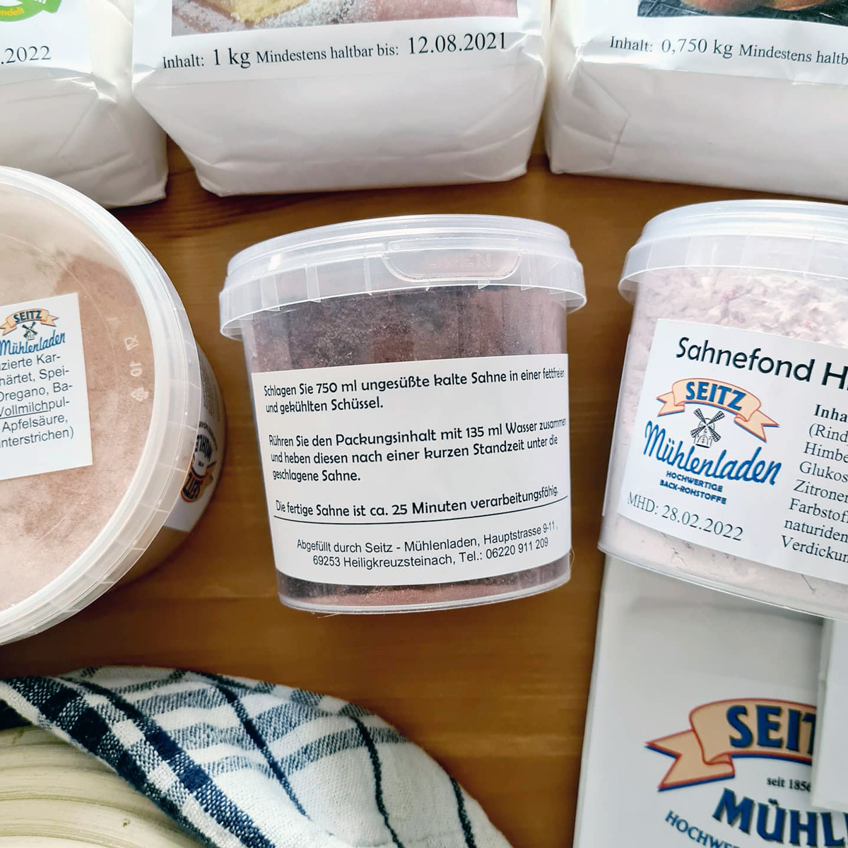 Seitz Backrohstoffe Testpaket