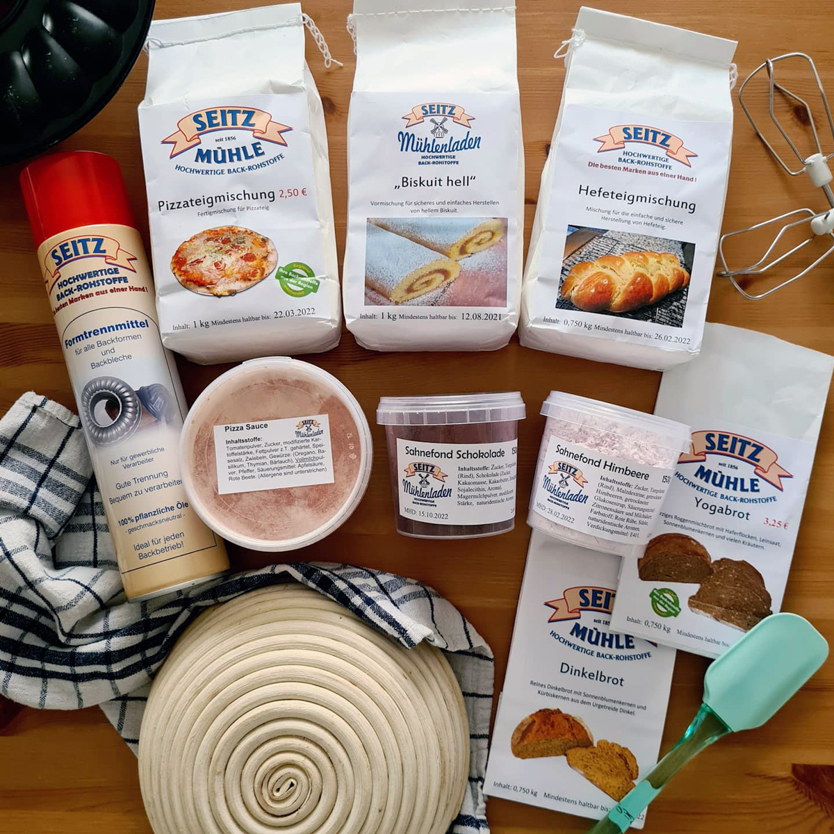 Seitz Backrohstoffe Testpaket