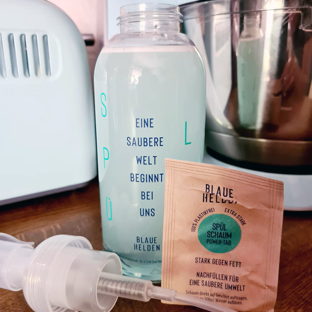 Blauehelden Spühlschaum