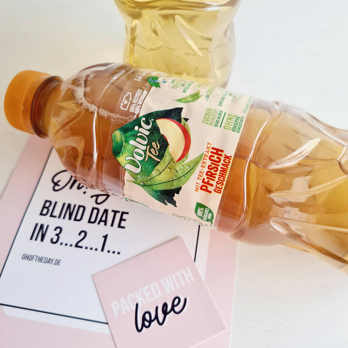 Volvic Tee Zitrone und Pfirsich