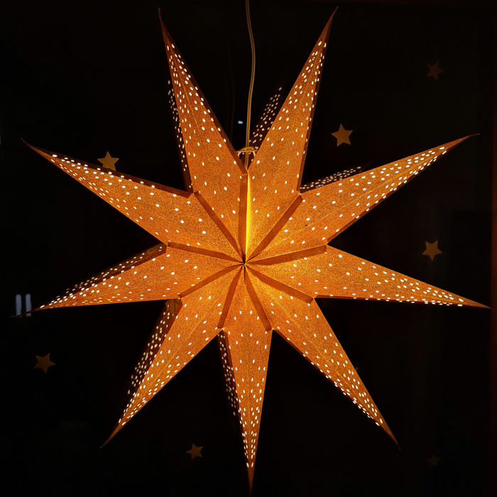 JustStars Gold & Glitter Stern