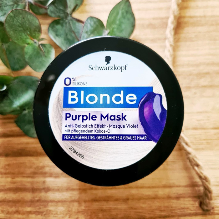 Schwarzkopf Blonde Purple Mask Test