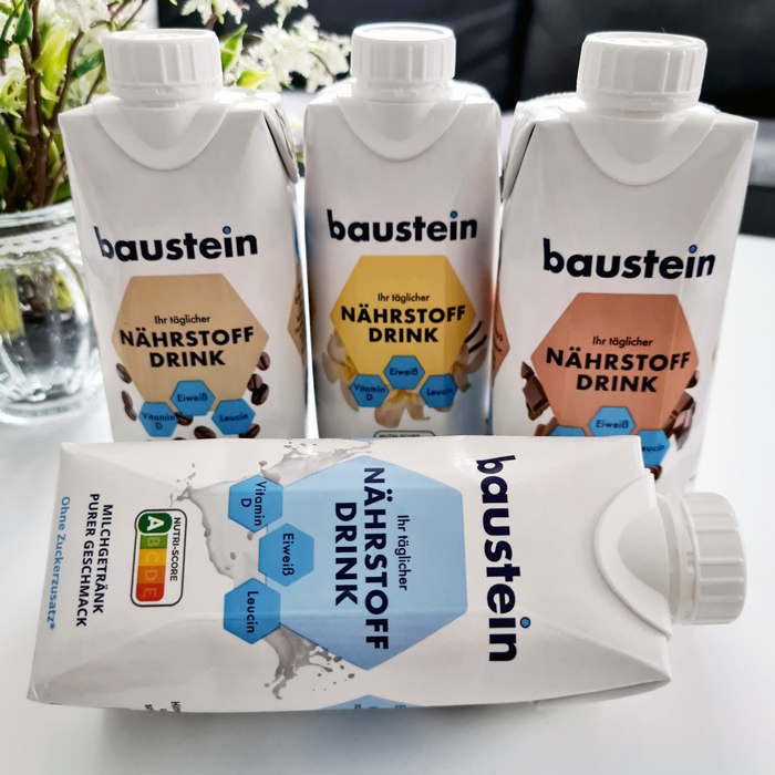 Baustein Gesundheit Nährstoff Drink Test