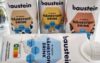 Baustein Gesundheit Nährstoff Drink Test