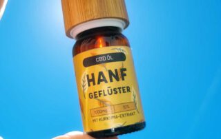 Hanfgeflüster CBD Öl 10% mit Kurkuma Extrakt