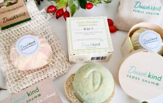 Die festen Shampoos von Duschkind