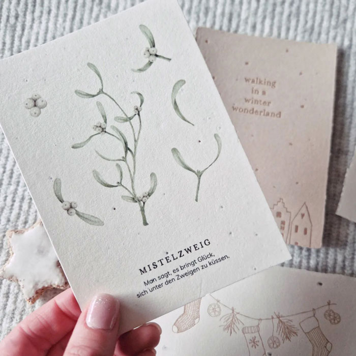 heylittlegreen8 HEY LITTLE GREEN Weihnachstkarten