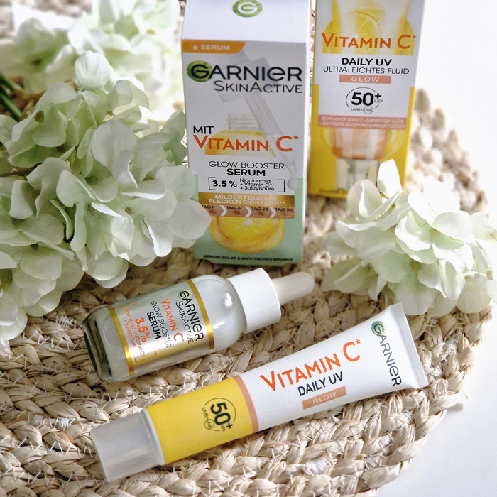Garnier Vitamin C Glow Routine