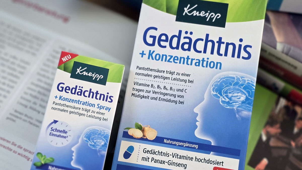 Kneipp für ein starkes Gedächtnis